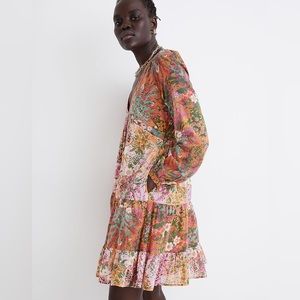 Banjanan Brown/Loki's Garden Caramel Hilary Mini Dress NWT